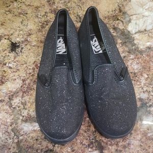 Vans Black Glitter
